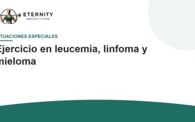 Ejercicio en leucemia, linfoma y mieloma